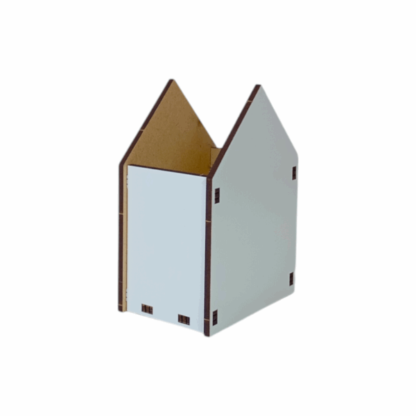 Porta Lápis Casinha MDF 7x10x5cm para Sublimação | MDF PRINT