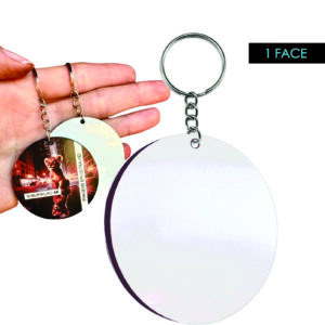 Kit 20 Chaveiros Círculo MDF 3mm 1 Face 5x5cm para Sublimação | MDF PRINT