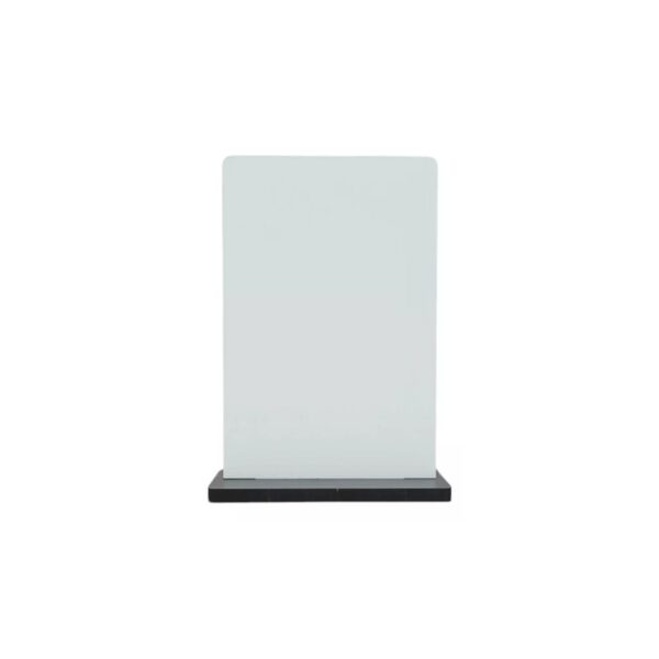 12x18cm Placa QR spotify Acrilico Branco Sublimação