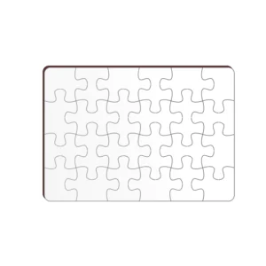 Quebra-Cabeça 24 Peças MDF 3mm 1 Face 27x19cm para Sublimação | MDF PRINT
