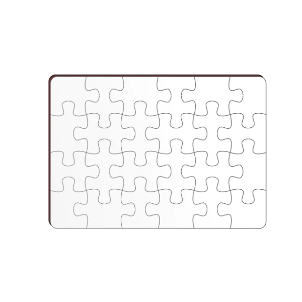 Quebra-Cabeça 24 Peças MDF 3mm 1 Face 27x19cm para Sublimação | MDF PRINT