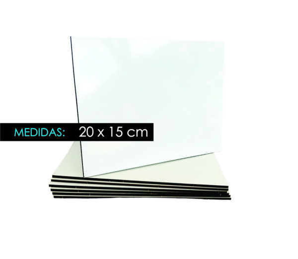 20x15cm Placa MDF 3MM 1 Face Sublimação