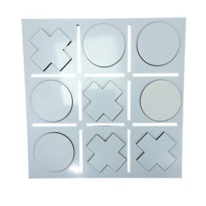 Jogo da Velha MDF 3mm Sublimação
