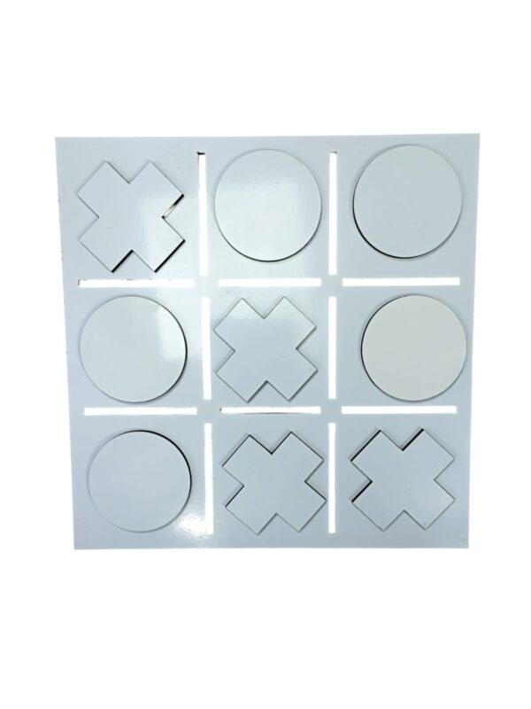 Jogo da Velha MDF 3mm Sublimação