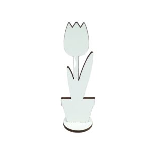 Lembrancinha Flor MDF 3mm para Sublimação 6x2cm | MDF PRINT