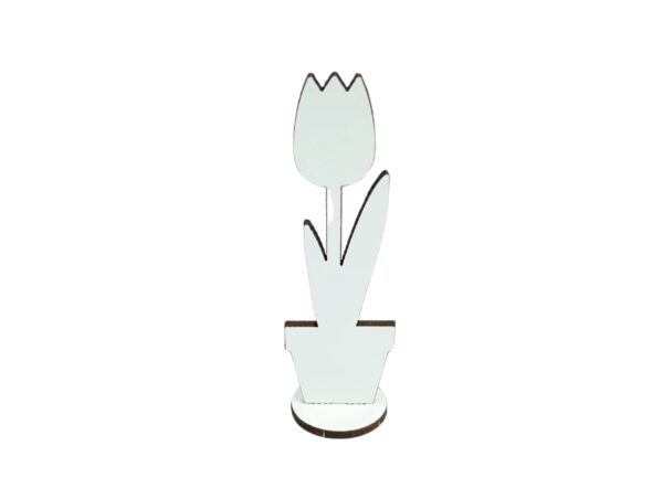 Lembrancinha Flor MDF 3mm para Sublimação 6x2cm | MDF PRINT