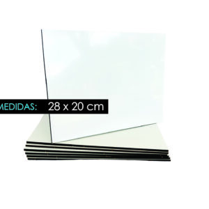 A4 28x20cm Placa MDF 3MM 1 Face Sublimação