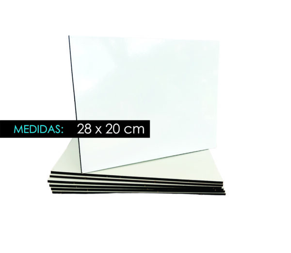 A4 28x20cm Placa MDF 3MM 1 Face Sublimação